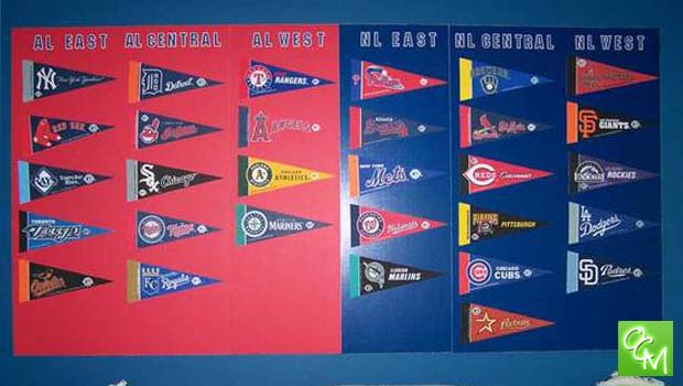 Major League Baseball Standings Board
