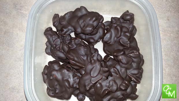 Dark Chocolate Candy Clusters Recipe