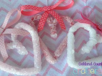 Valentine's Day Craft - Crystal Borax Hearts