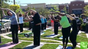 outdoor yoga