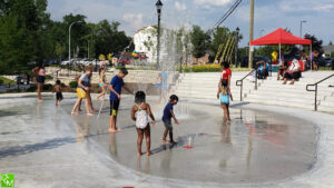 Auburn Hills Splash Pad at Riverside Park