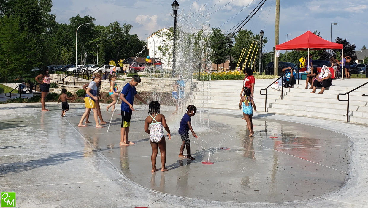 Auburn Hills Splash Pad at Riverside Park
