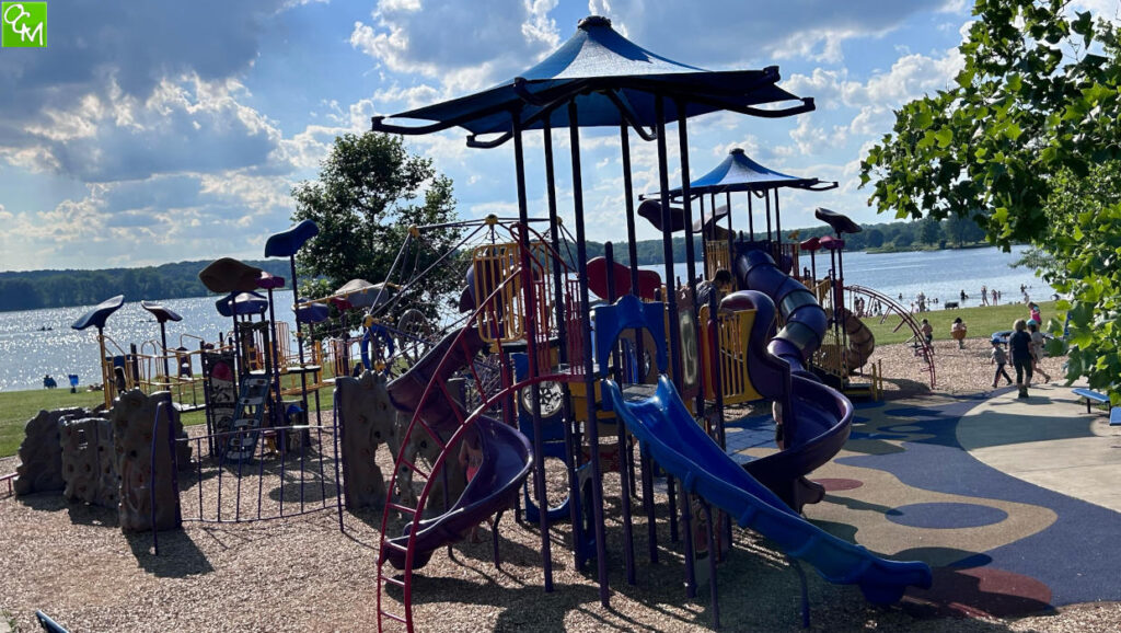 Stony Creek Metropark Playground at Eastwood Beach