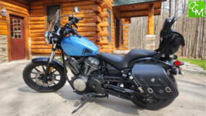 Viking Saddlebags on a Yamaha Bolt