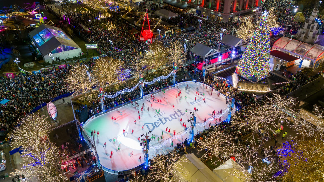 Campus Martius Park Ice Skating Rink 2025 Events & Info