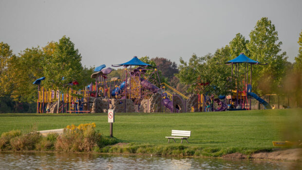 Stony Creek Metroparks Playground at Eastwood Beach
