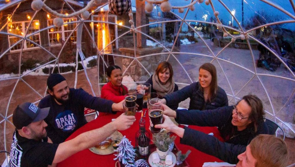 Metro Detroit Outdoor Dining Igloos & Heated Patios 2025 / 2026 / Igloo Dining Metro Detroit